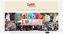 Desktop Screenshot of leithfestival.com